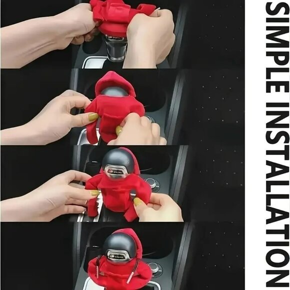 Versatile Car Shift Hoodie Sweatshirt Gear Shift Cover (SKU #3067) - Picture 4 of 5